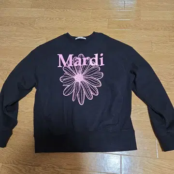 Mardi 꽃무늬 프린트 맨투맨