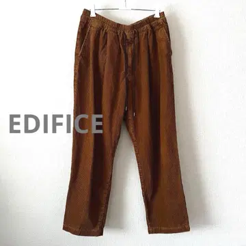 EDIFICE 코듀로이 팬츠 브라운