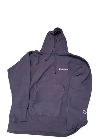 Champion 다크 네이비 후드 부착 후드티