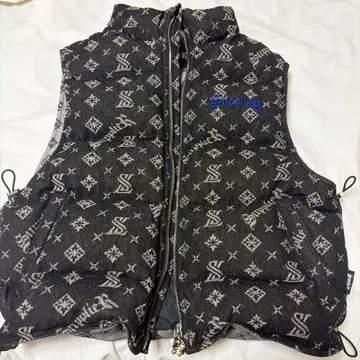 SupplieR 다운 베스트 XS 블랙/그레이