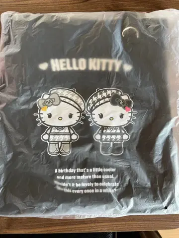 헬로키티 토트백 (흑백 걸리시 쌍둥이 코디)