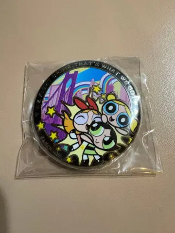 파워퍼프걸 랜덤 캔뱃지 증명사진 스티커 세트