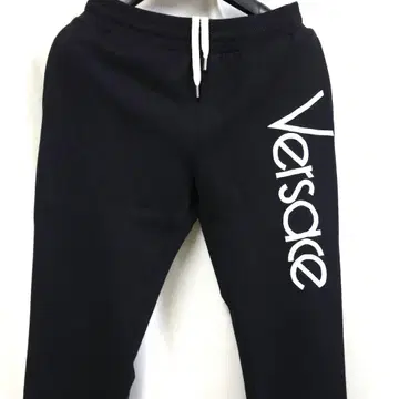 Versce 로고 자수 스웨트 팬츠