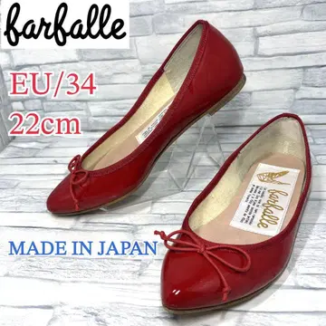 farfalle 파르팔레 발레 슈즈 레드 EU34/22cm