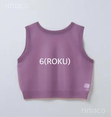 6(ROKU) 나일론 폴리에스테르 자카드 베스트