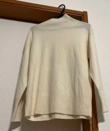 프레디 에뮤 아이보리 울 니트 스웨터 38