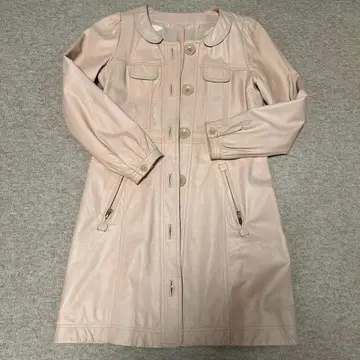 프랑슈리페 핑크 양가죽 코트 M 사이즈