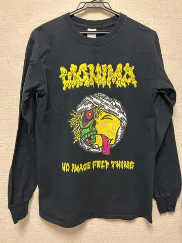 WANIMA 블랙 T셔츠 그래픽