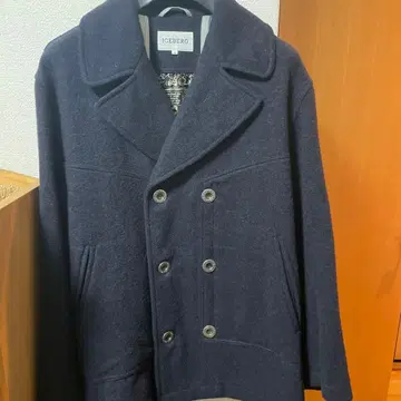 ICEBERG 네이비 피 코트 48