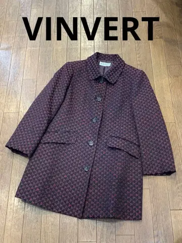 VINVERT 반베르 트위드 코트 사이즈 11