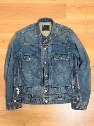 sacai 사카이 BEYONDEXX 데님 블루종 자켓