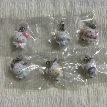 산리오 메지루시 액세서리 포근포근 스노우 컴플리트 세트