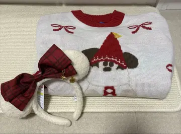 디즈니 크리스마스 2025 릴린린 스웨터&머리띠 새상품