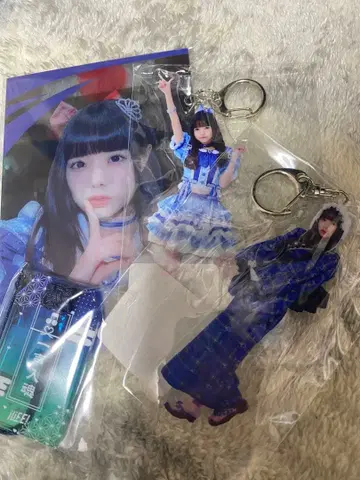 iLife 카라시 카렌 아이돌 굿즈 세트 아크릴 스탠드 카드 캔뱃지