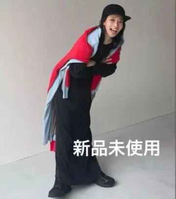 wee9s 데일리 슈퍼 스트레치 크루넥 플리츠 원피스 블랙