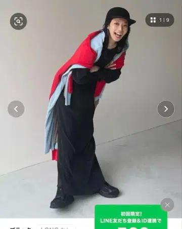 wee9s 데일리 슈퍼 스트레치 크루넥 플리츠 원피스 블랙