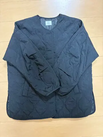 LOWRYS FARM 블랙 퀼팅 자켓 프리 사이즈