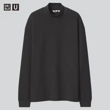 [ 택 없음 미사용 새상품 ] UNIQLOU 모크넥 풀오버 긴팔