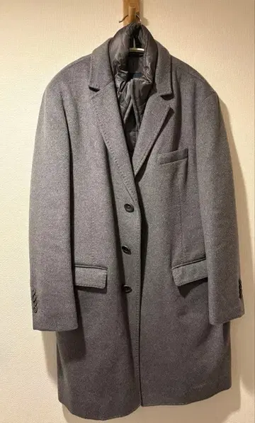 Herno 체스터 코트 캐시미어 100% 48 그레이