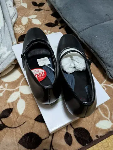 블랙 메리 제인 펌프스 약 3cm 힐