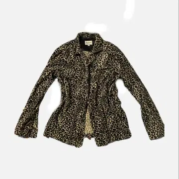 leopard 'mohair' shirt Y2K