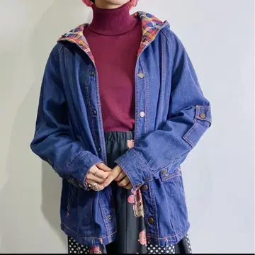 vintage 데님 자켓