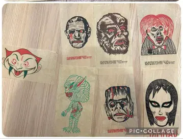 60s 전사 전사 시트 야마다 렌 오모씨 채널 7매 세트