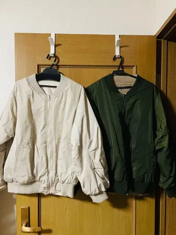 더블 포커스 리버서블 기모 블루종 2세트 자켓