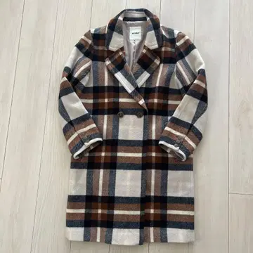 snidel 체크 무늬 코트