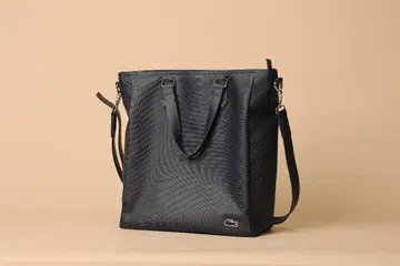 라코스테 LACOSTE 토트백 2way 숄더 가죽 네이비