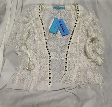 KISOT 아이보리 레이스 가디건