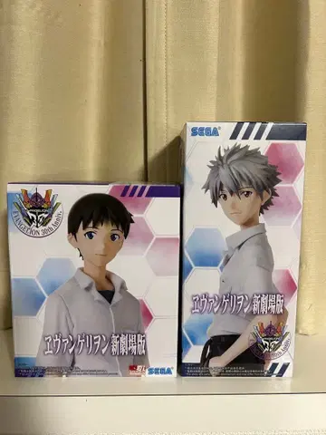 에반게리온 신극장판 이카리 신지 나기사 카오루 피규어 2체 세트