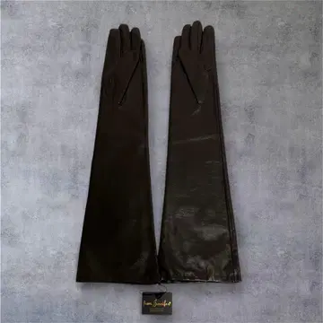 제니퍼 이탈리아 이탈리아 가죽 롱 그로브 다크 브라운