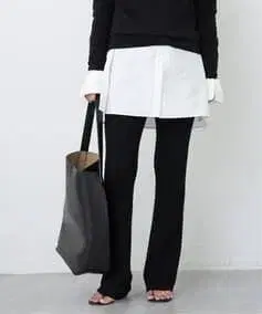 Deuxieme Classe TEX Rib 레깅스 팬츠