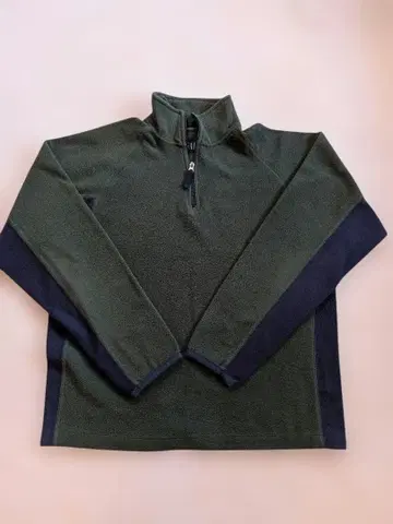 00s Gap 다크 그린 하프 지퍼 플리스 사이즈 M