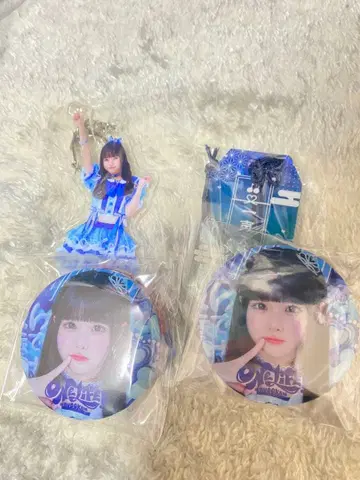 iLife 카라시 카렌 아이돌 굿즈 세트 아크릴 스탠드 카드 캔뱃지