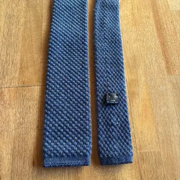 [ 미사용 ] LE JUN 다크 블루 슬림 타이