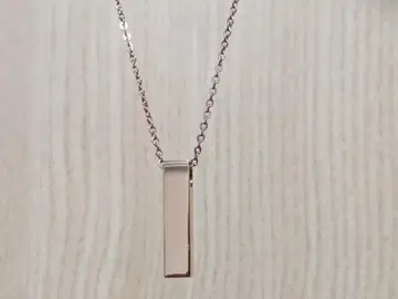 새상품 유골 수납 목걸이 핑크 골드 스테인리스