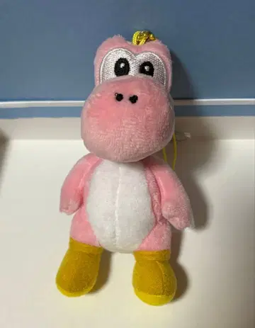 USJ 핑크 요시 봉제 인형 키링