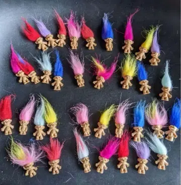 트롤 인형 10개 미니 요정 미국 피규어