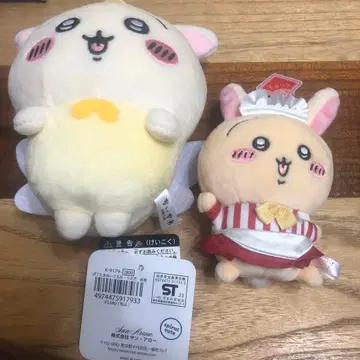 치이카와 레스토랑 토끼 봉제 인형 키링 뽀테타마 요정