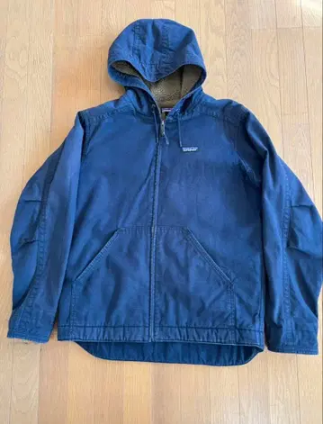 단종 Patagonia 라인드 캔버스 후디