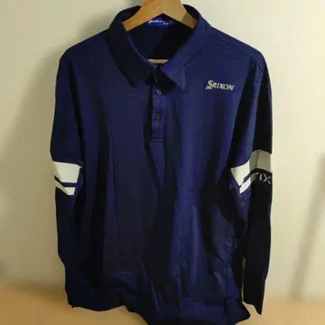 [SRIXON] 네이비 긴팔 피케 셔츠