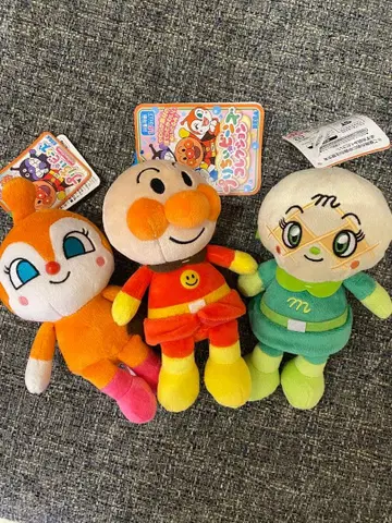 호빵맨 봉제 인형 세트