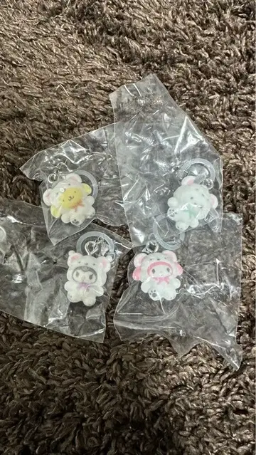 메지루시 액세서리 산리오 캐릭터즈 후와후와 스노우