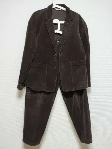 저널 스탠다드 셋업 코듀로이 다크 브라운 S