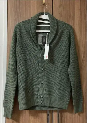 새상품 바니스뉴욕 숄카라 니트 가디건 이탈리아 울