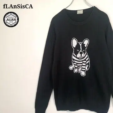 fLAnsisCA 프란시스카 니트 스웨터 불독 블랙 S