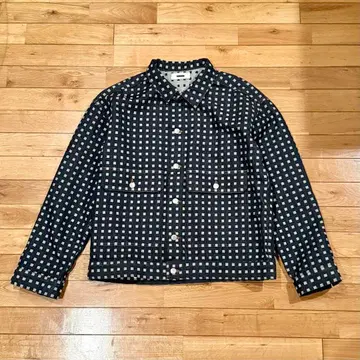 REVERBERATE - GRID DENIM JACKET