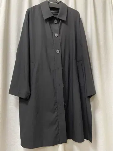 INED 스프링 코트 네이비 블랙